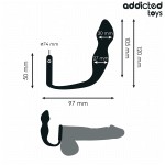 ADDICTED TOYS - PLUG ANAL COM ANEL MODELO 2